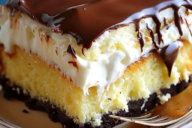 Boston Cream Poke Cake Recipe