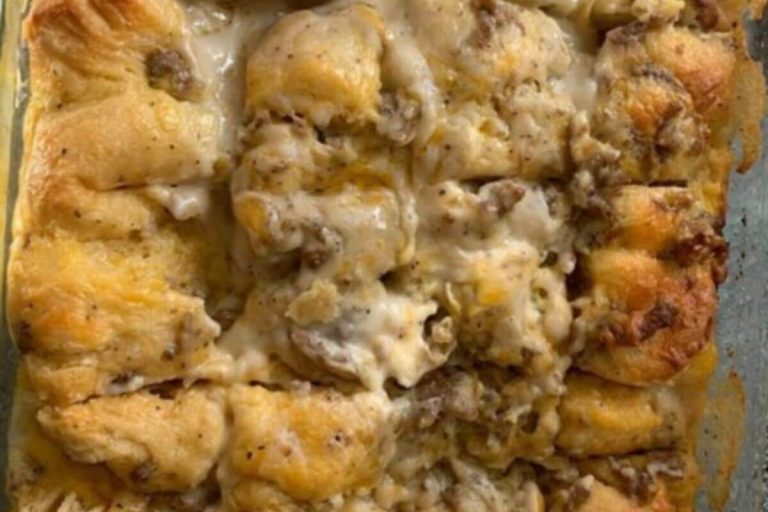 Chicken Bubble Biscuit Bake Casserole