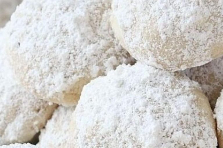 Buttery Pecan Snowball Cookies