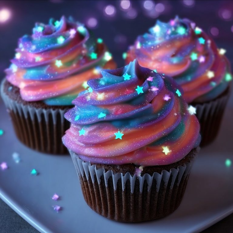 Midnight Glow Cupcakes