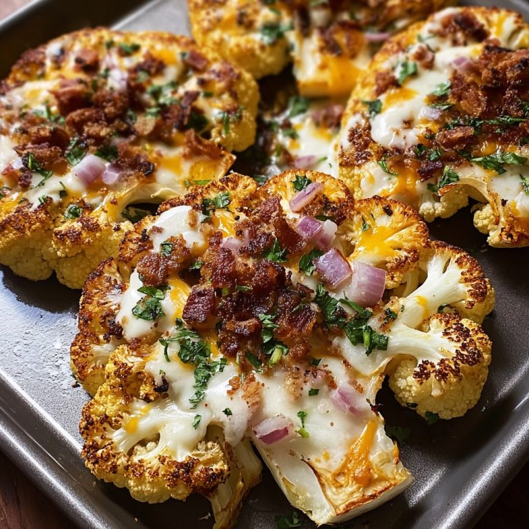 Loaded Cauliflower Steaks