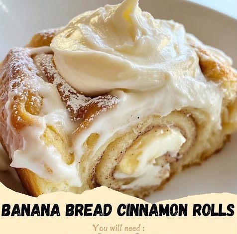 Banana Bread Cinnamon Rolls