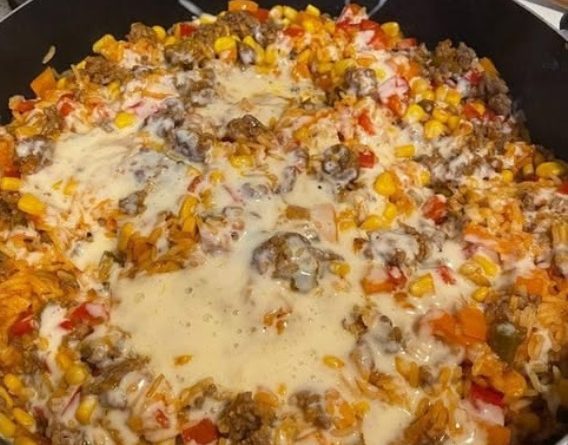 Easy Stuffed Pepper Casserole