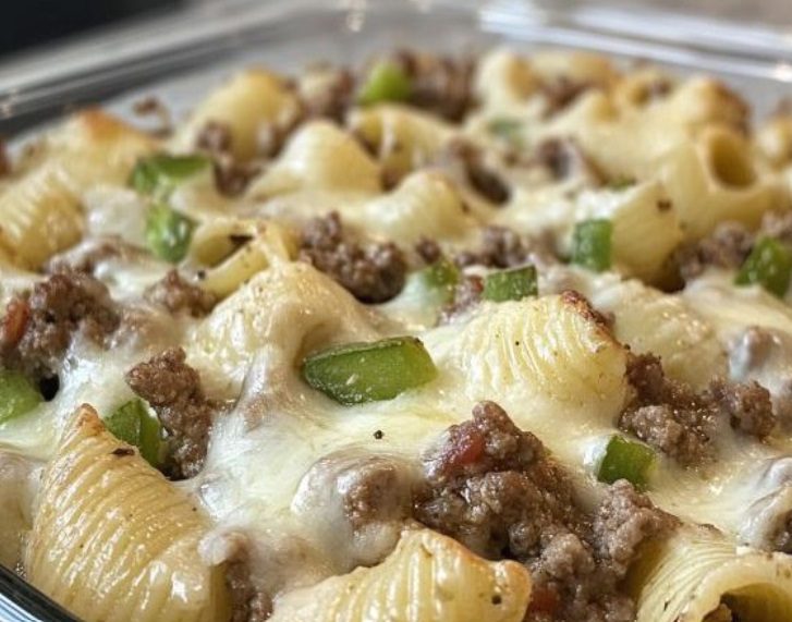 Philly Cheesesteak Pasta