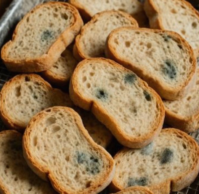 Pulled out some stale bread from pantry. My mother-in-law says it’s wasteful not to use it, but it looks bad to me. What should I do?
