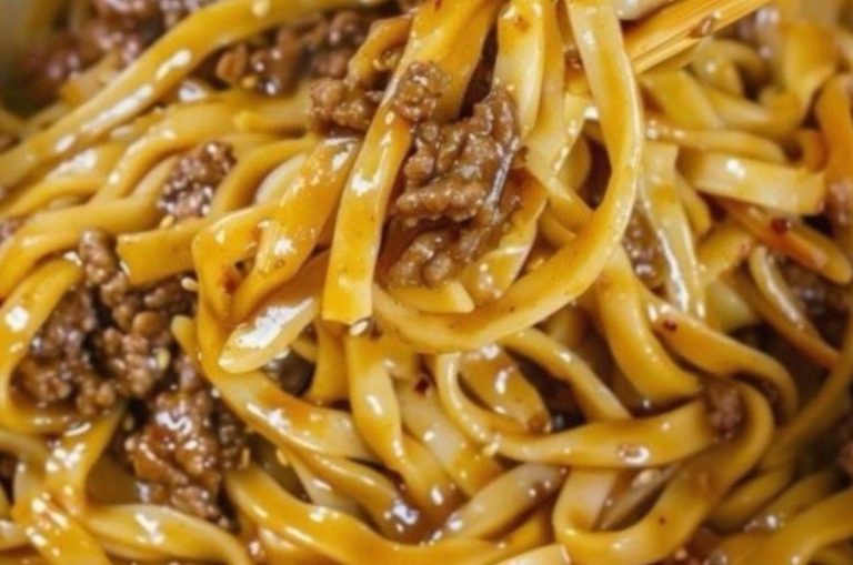 Ground Beef Lo Mein