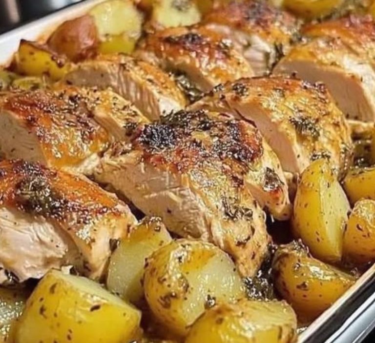 Oven-Baked Chicken Thighs with Potatoes