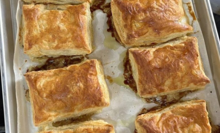 Upside Down Onion Tarts