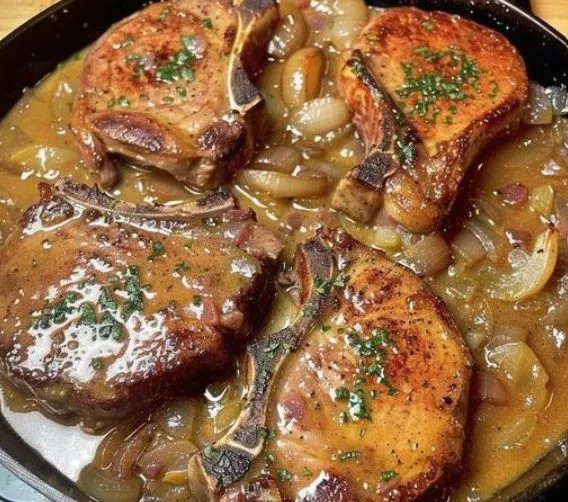 Smother-Style Pork Chops