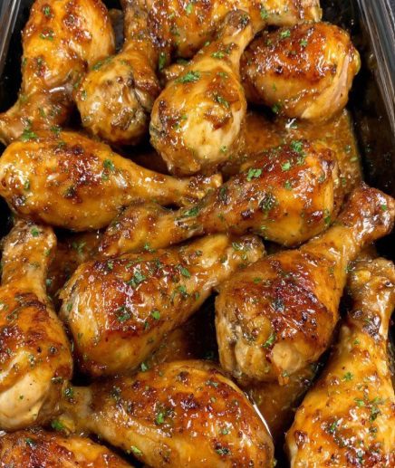 Honey Garlic Baked Chicken Drumsticks