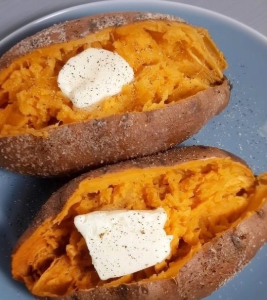 Sweet Potatoes in the Microwave