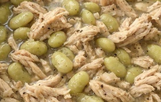 Slow Cooker Chicken & Lima Beans