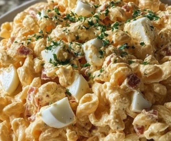 Deviled Egg Pasta Salad