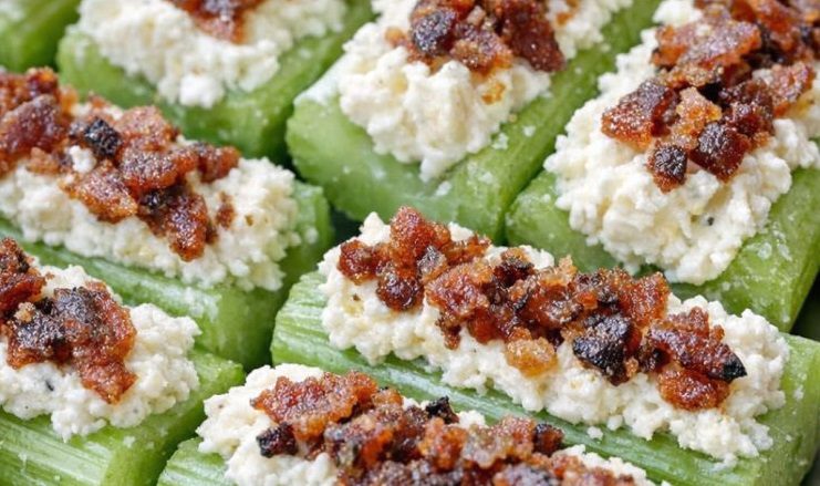 My neighbor makes these for every single block party and the platter is always empty in minutes. Only 4 ingredients to make the most addictive bite ever.