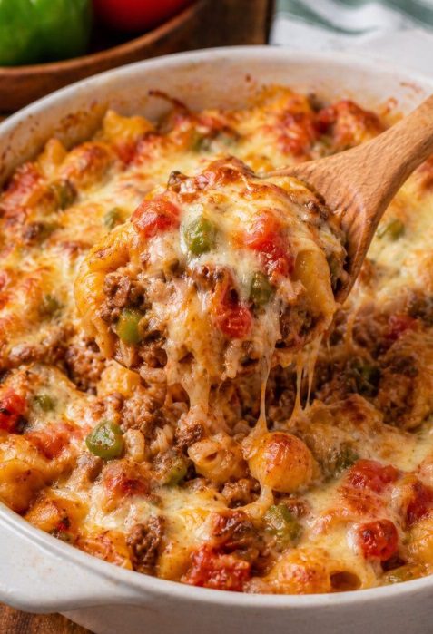 5-Ingredient Stuffed Pepper Pasta