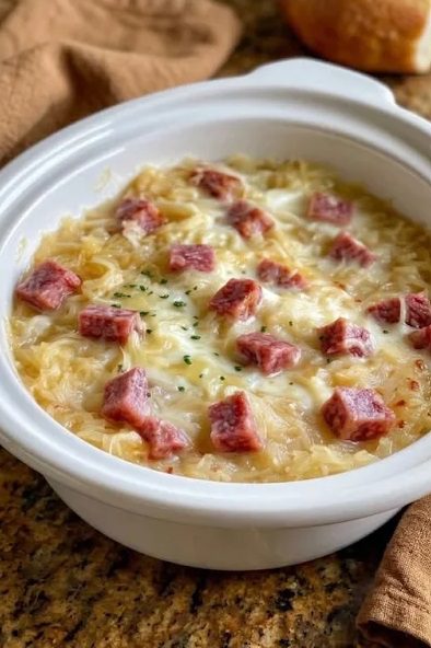 Slow Cooker Creamy Reuben Soup: All the Deli Flavor, None of the Fuss