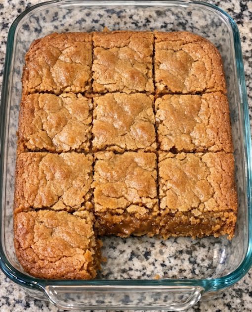 Mother-in-law Susan makes these 3 ingredient lifesavers for every school bake sale. I finally got her secret and the whole pan vanishes instantly.