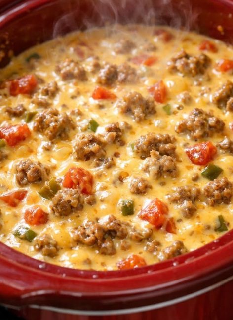 Slow Cooker Sausage Dip